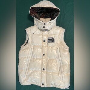 Akoo Off White Camouflage
[Removable hoodie)Mens Vest